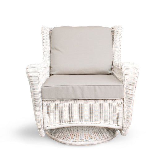 Park Meadows Wicker Outdoor Swivel Glider Chair - AURABAGS SHOP