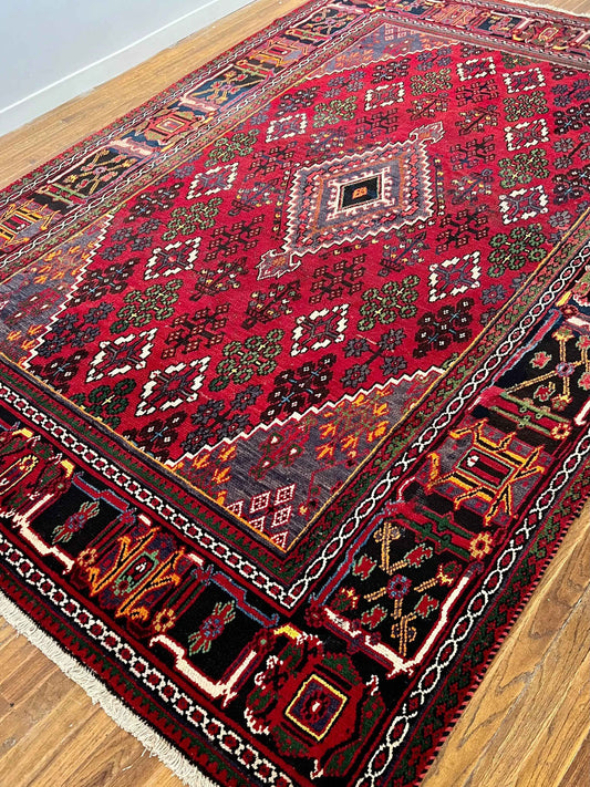 Persian Joshaqan Rug | 10’ 4” x 7’ 1”