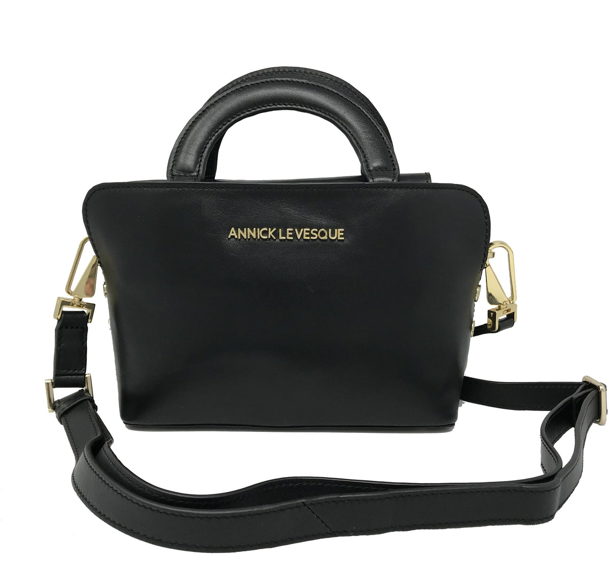 Sac à main deux en un, noir | Clarence