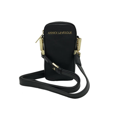 Petit Sac à bandoulière en Cuir Noir | Marie-Pierre