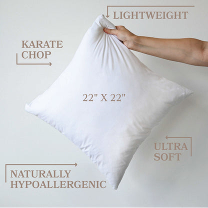 FAUX DOWN CUSHION INSERT FOR 22" X 22"