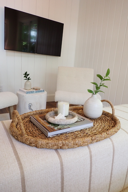 Grey Travertine Catchall