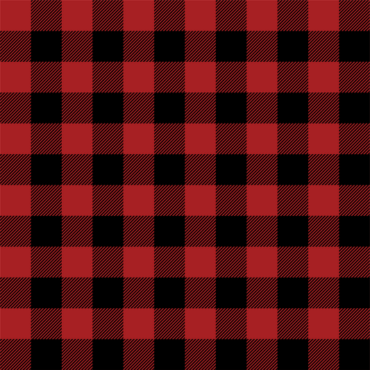 Craft HTV  Plaid Red Pattern
