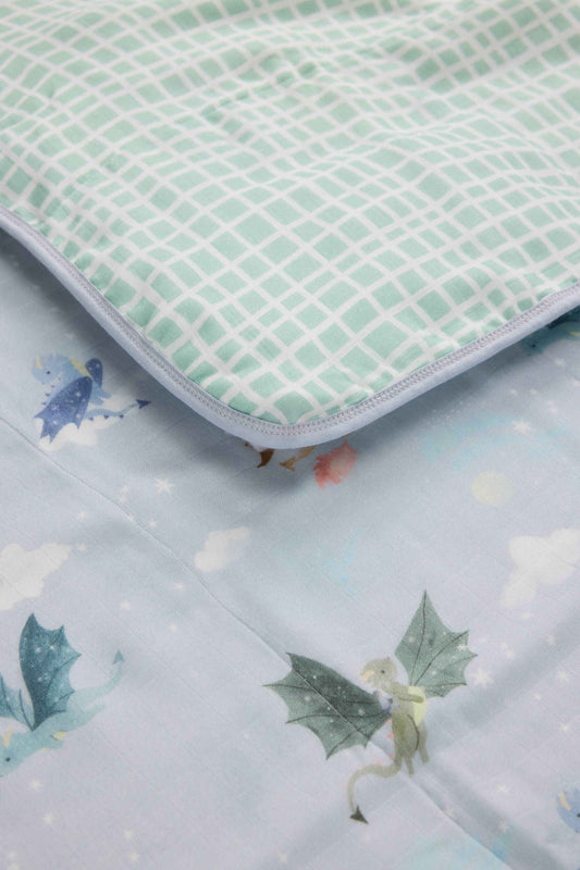 Muslin Quilt - Magical Dragons
