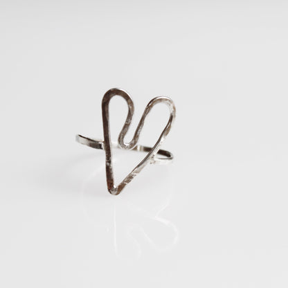Timeless Love Ring in Sterling Silver and 18K Yellow Gold