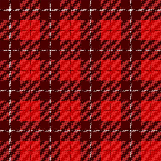 Plaid Red 2 Adhesive Vinyl