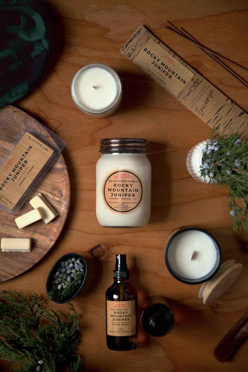 Rocky Mountain Juniper - 8oz soy candle