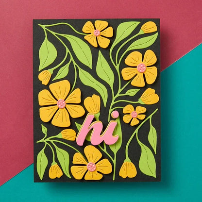 Fresh Picked Sentiments Etched Dies from the Fresh Picked Collection