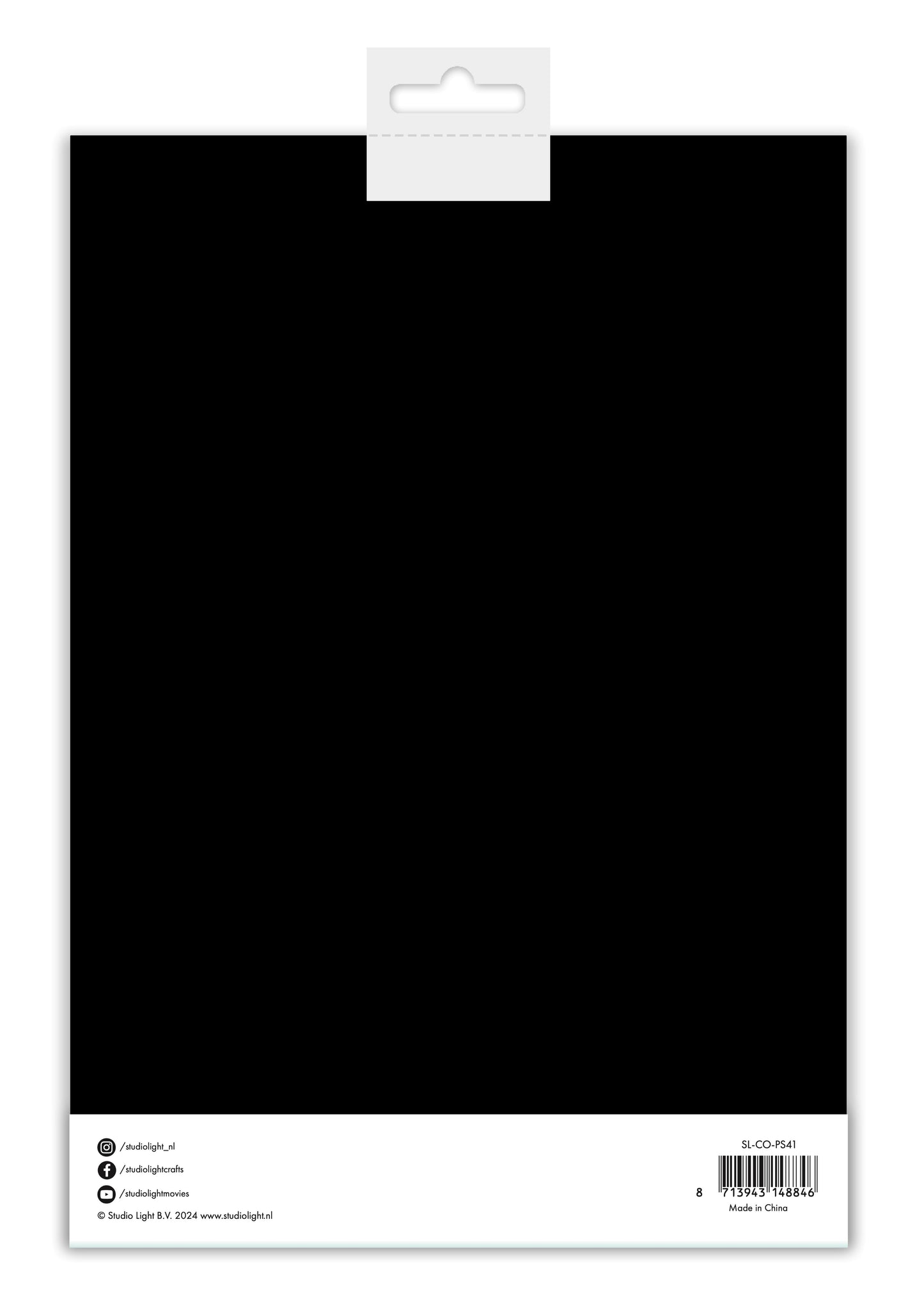 SL Paper Set Consumables Black Cardstock 250 gsm 10 SH