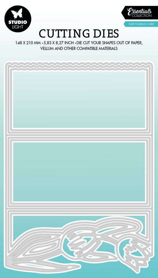 SL Cutting Die Tulip Card Shape Essentials 148x210x1mm 9 PC nr.491