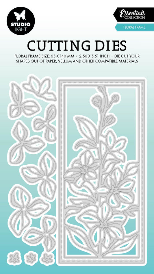 SL Cutting Dies Floral Frame Essentials 103x143x1mm 12 PC nr.738