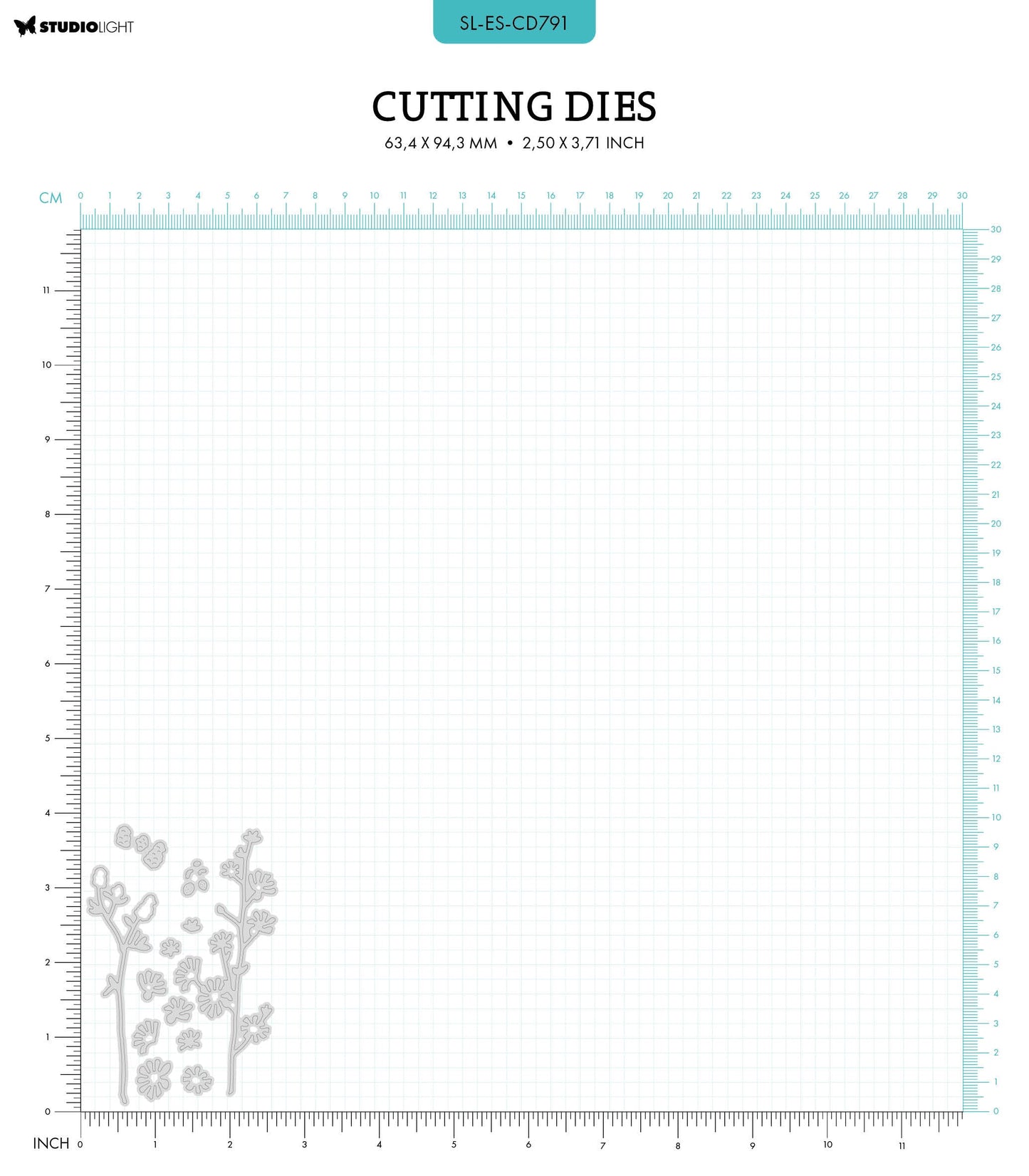 SL Cutting Die Weeds Essentials 12 PC