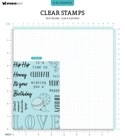 SL Clear Stamp Waterfall Effect Essentials 18 PC