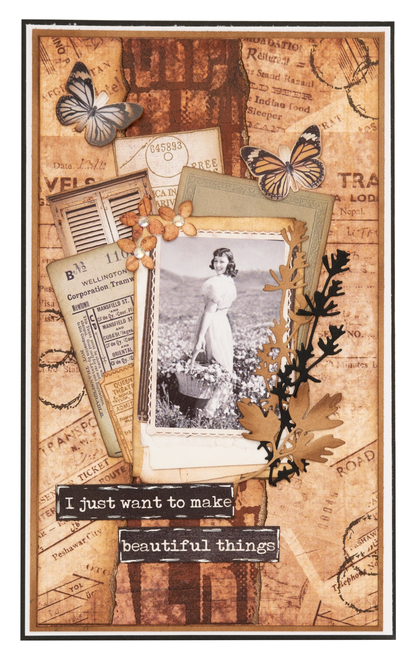 SL Cutting Die Botanical Elements Grunge Collection 13 PC