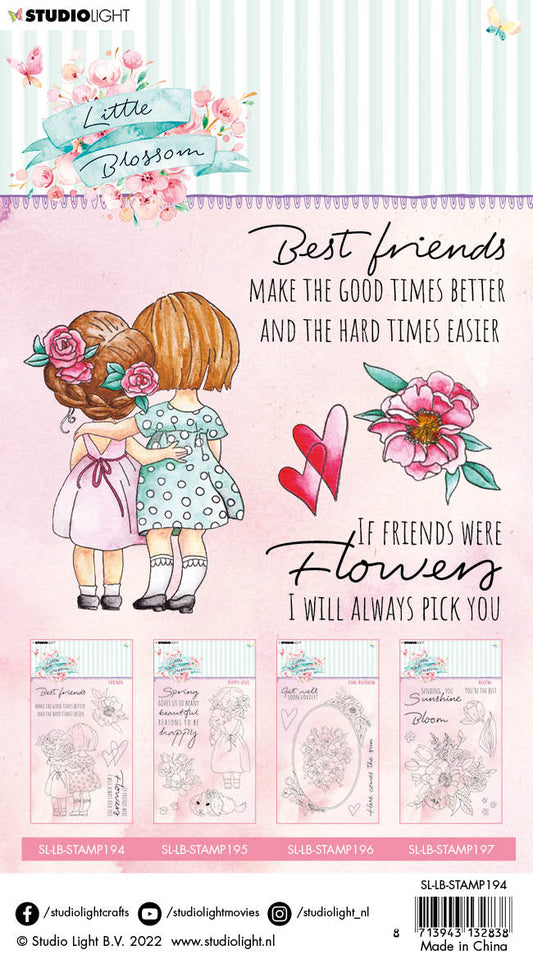 SL Clear Stamp Friends Little Blossom 105x148x3mm 1 PC nr.194
