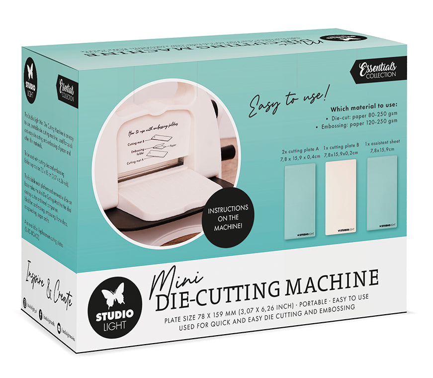 SL Die-Cutting Machine Mini Essentials Tools 195x145x110mm 6 PC nr.01