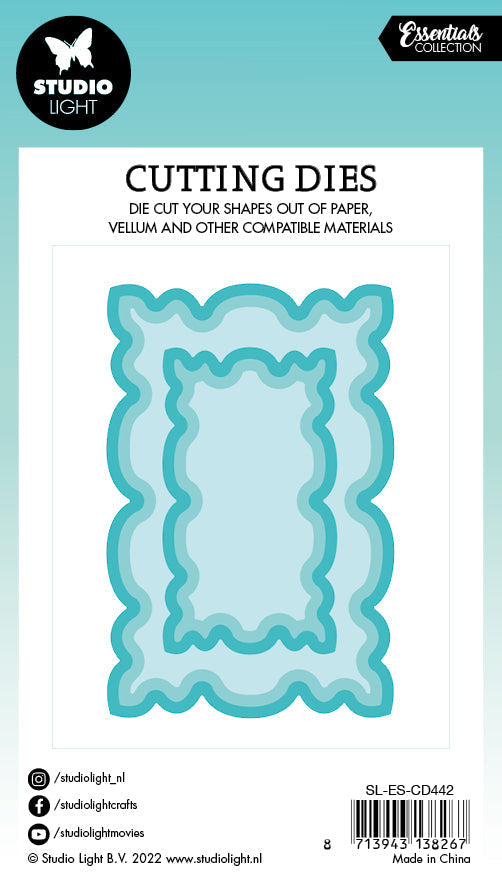 SL Cutting Dies Classic Nested Shape Essentials 61x92x1mm 6 PC nr.442