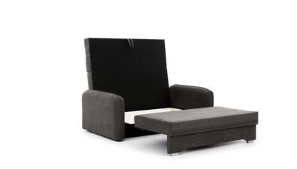 Laine Condo Style 2 Seater Storage Sleeper Sofa - Dark Grey