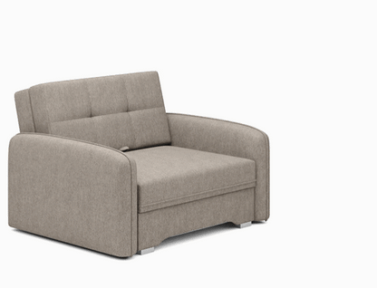 Laine Condo Style 1 Seater Storage Sleeper Sofa - Beige