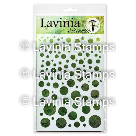 Lavinia Stencil - White Orbs