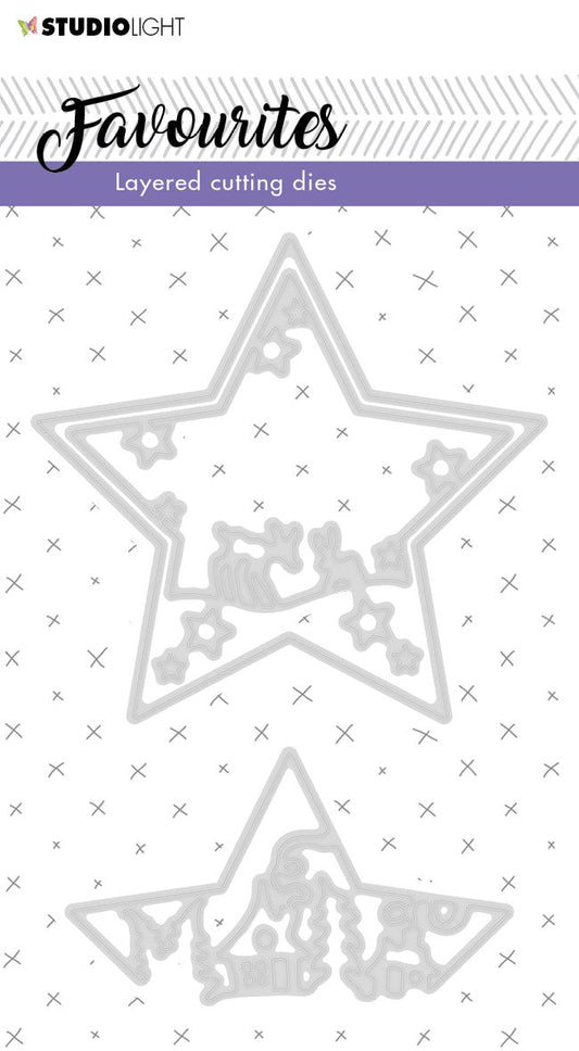 SL Cutting & Embossing Die Layered Favourites 100x150mm nr.296