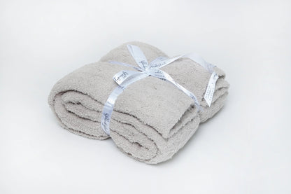 Foggy Dew Cable Knit Extended Throw