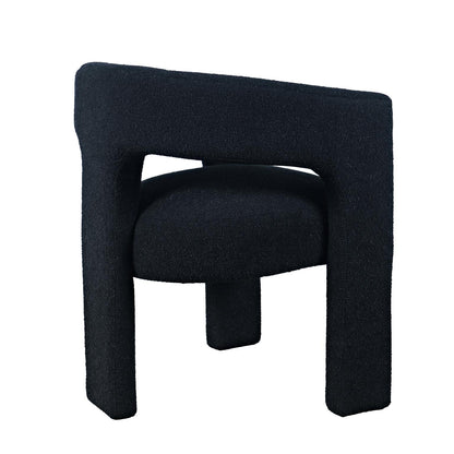 Sven Upholstered Dining Chair in Bouclé Fabric