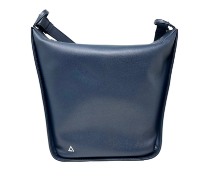 sac à main souple en bandoulière, Bleu marine | Julie