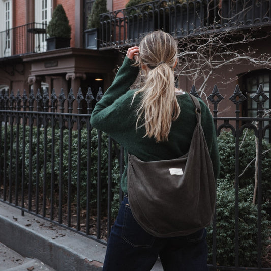 Kord-Crossbody-Tasche | Verstellbarer Schultergurt