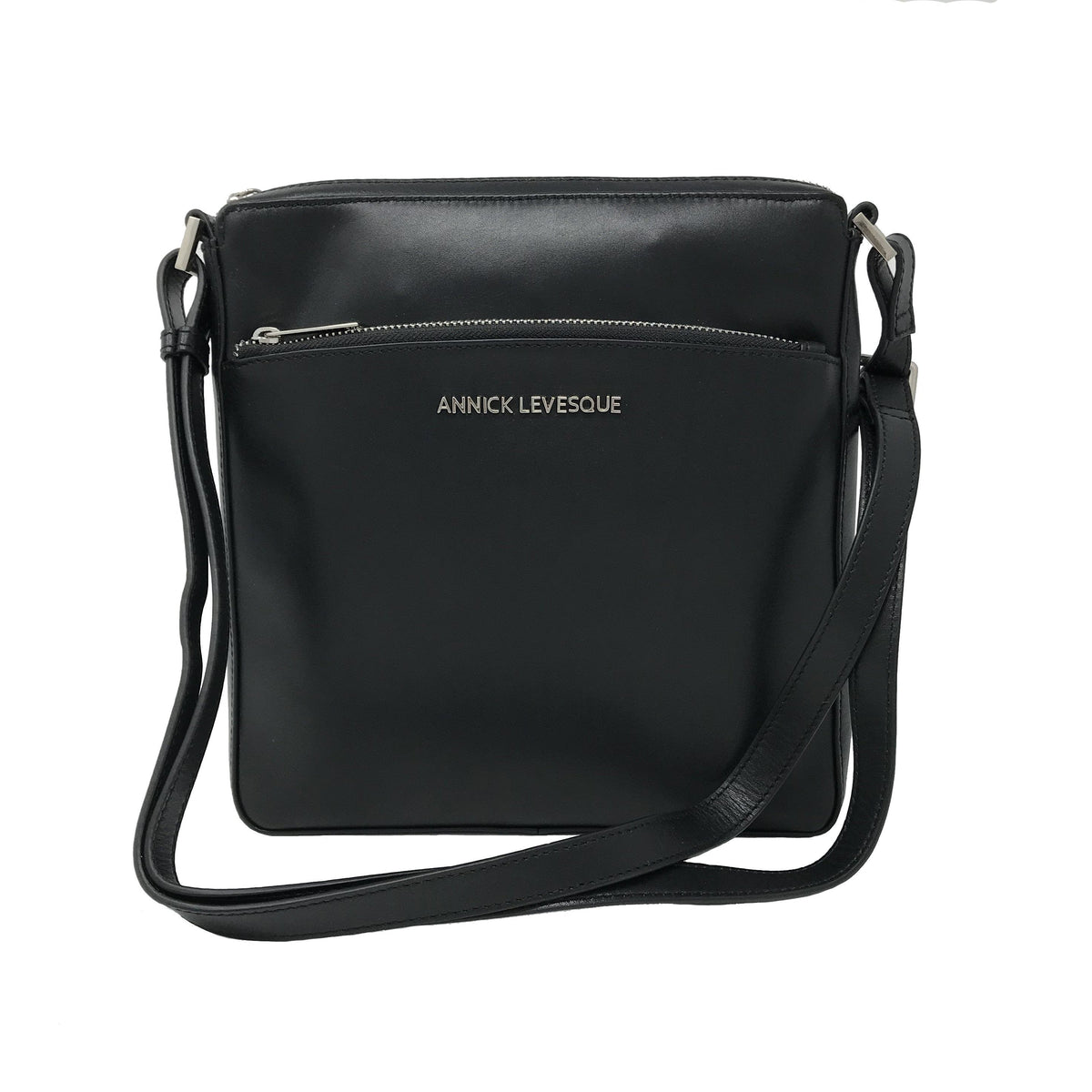 Sac à Bandoulière en cuir Noir | Gisèle