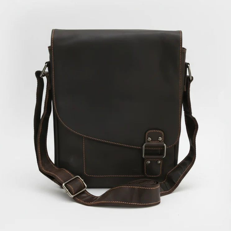 Greenwood Leather Messenger Bag