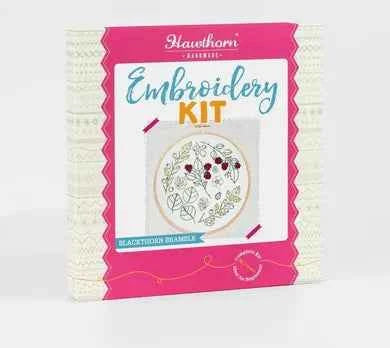 Hawthorn Handmade - Blackthorn Bramble Embroidery Kit