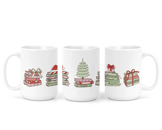 Seasons Readings Ceramic Mug | Bookish | Christmas Mug | Book Mug