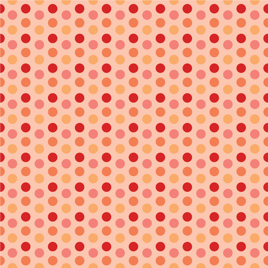 Sunset Polka Dots Adhesive Vinyl