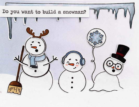 SS Stamp & Cutting Die Snowman Sweet Stories 160x270x1mm 1 PC nr.19