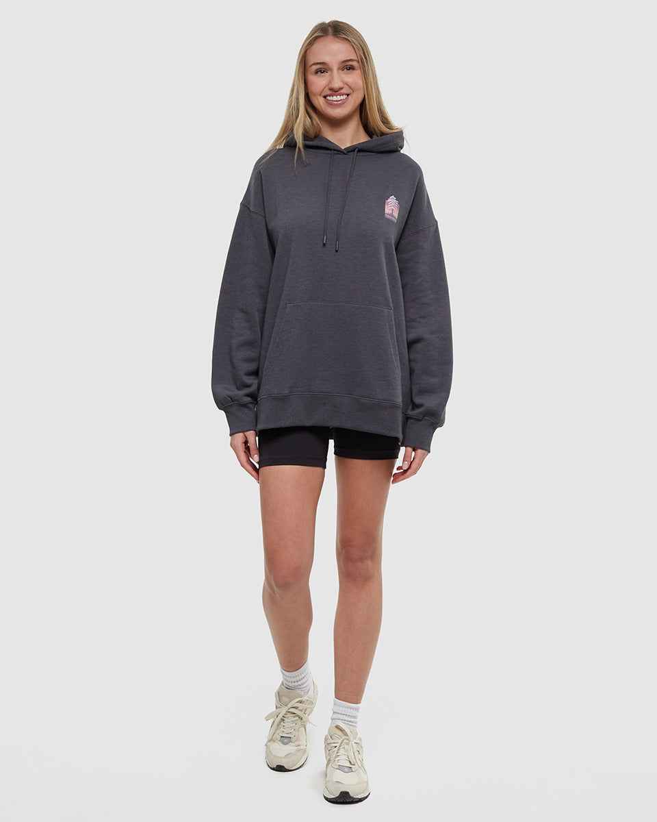 Emerald Edge Oversized Hoodie
