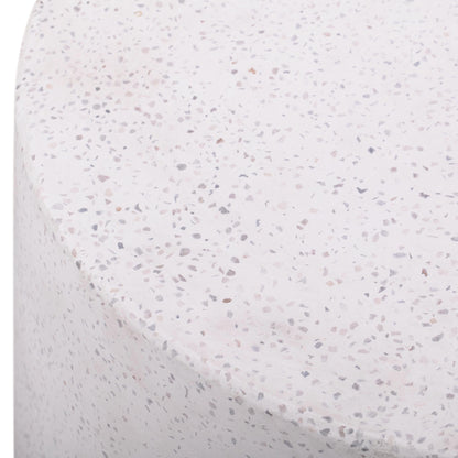 Sunbay Indoor/Outdoor Speckled Round Concrete Side Table