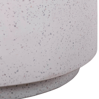 Sunbay Indoor/Outdoor Speckled Round Concrete Side Table