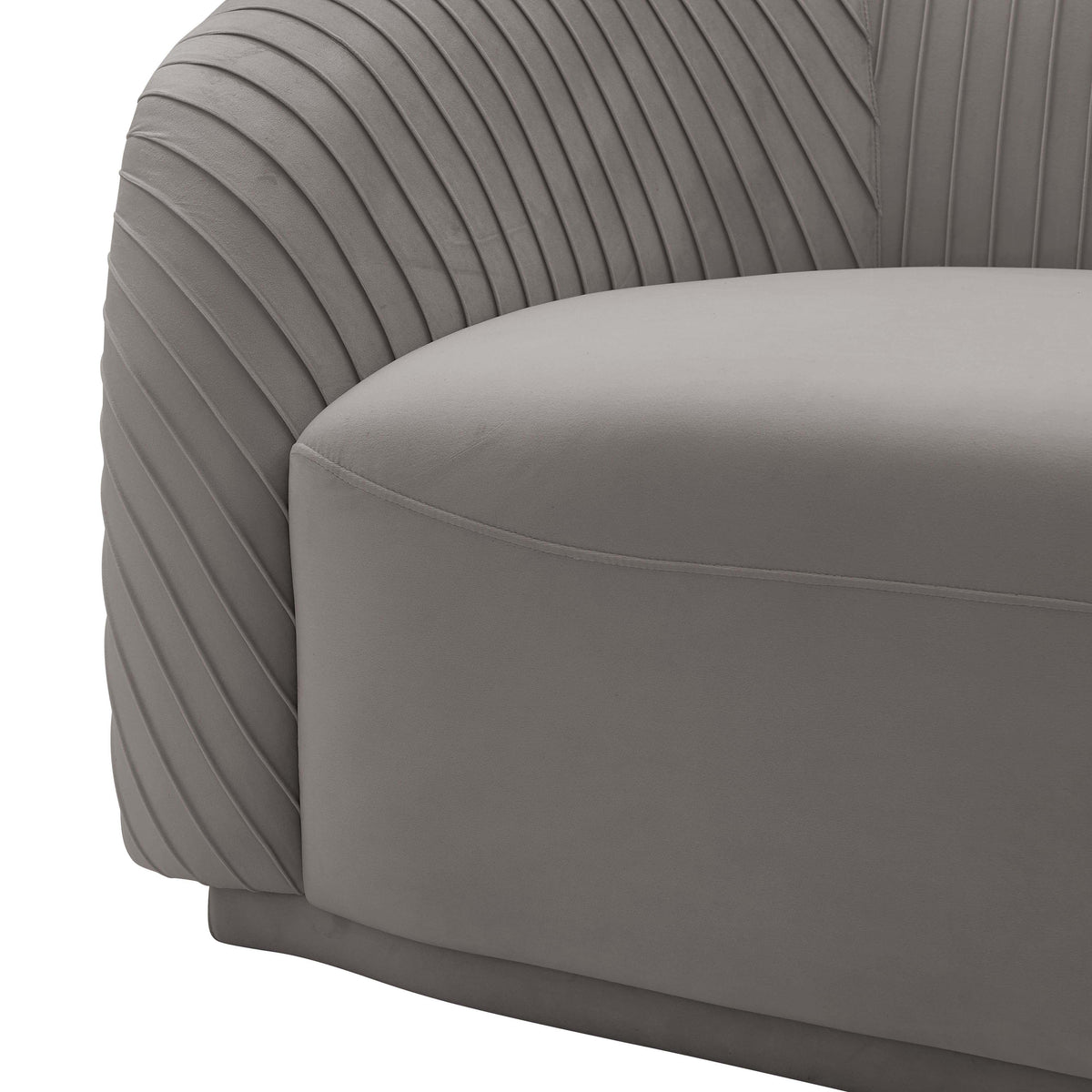 Marcela Luxury Velvet Pleated Sofa - Multiple Colors Available