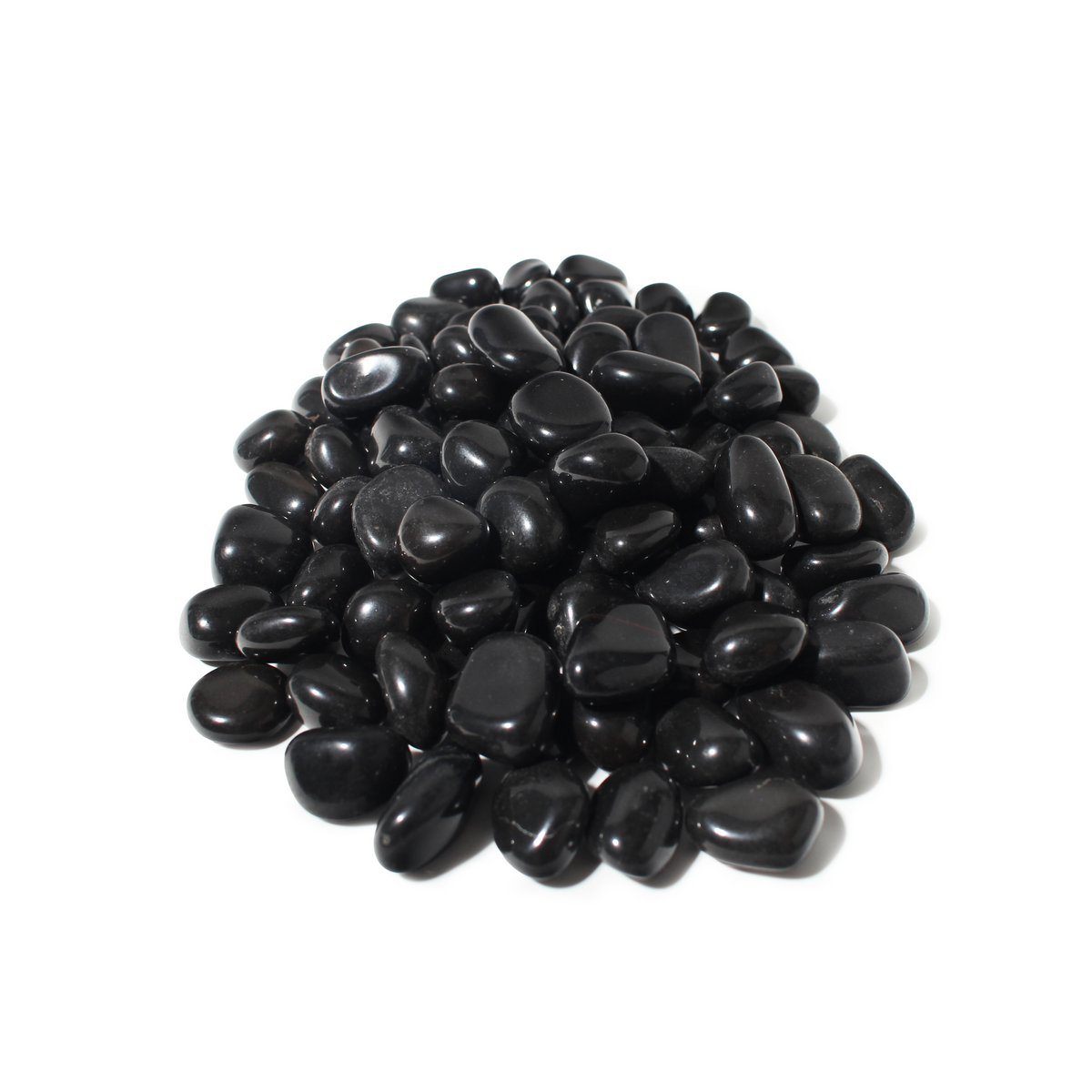Agate Black Tumbled Stones