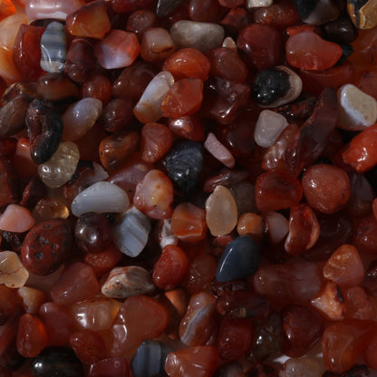Carnelian Red Agate Tumbled Stones - Mini