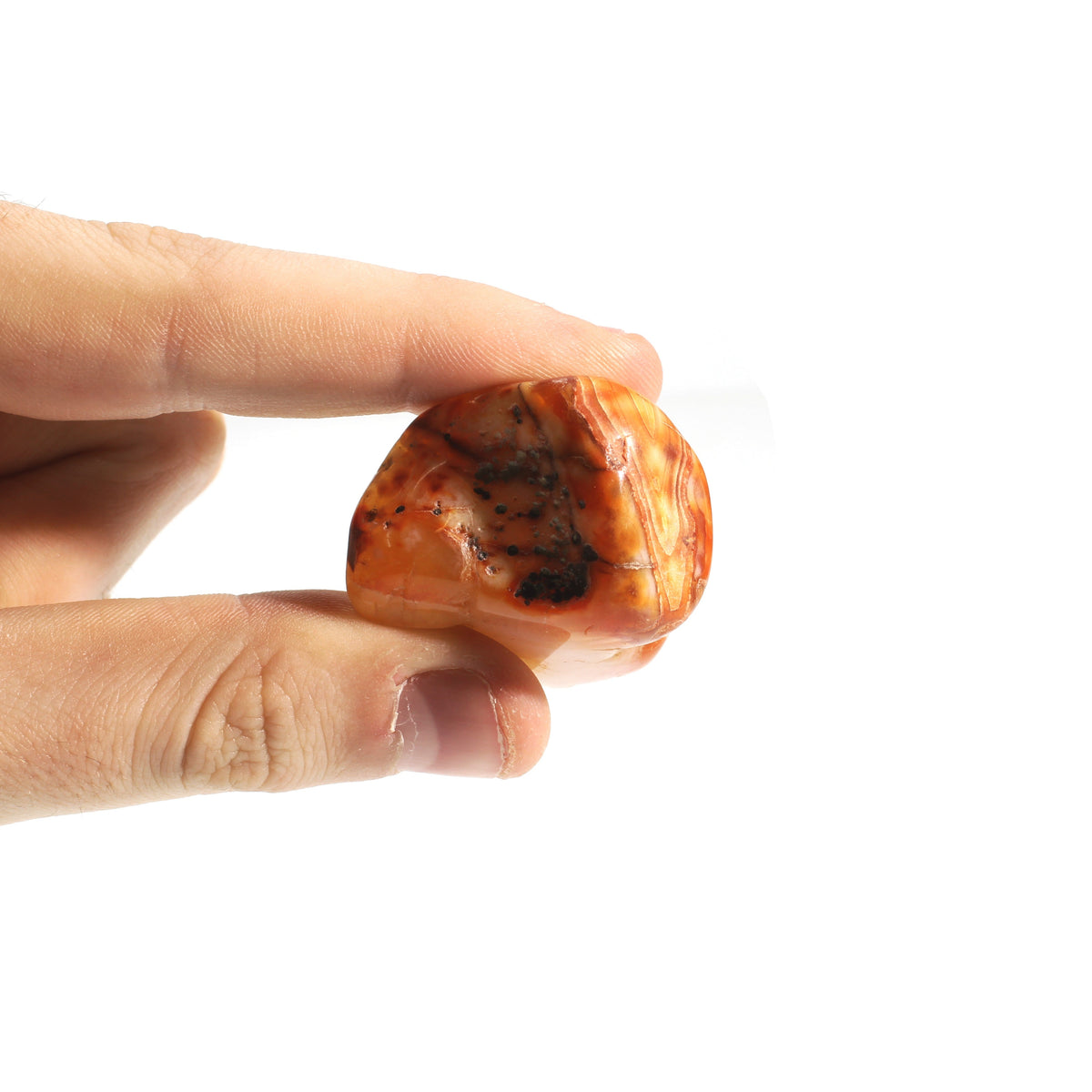 Carnelian E Tumbled Stones - Brazil