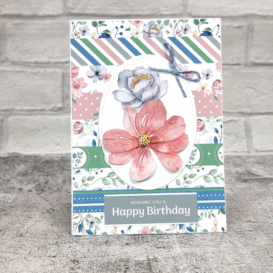 The Paper Boutique Sunny Gardens 8 in x 8 in Instant Card Pad