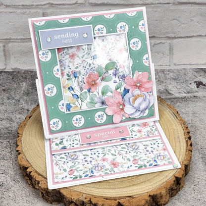 The Paper Boutique Sunny Gardens Frames & Insert Papers for 6 in x 6 in