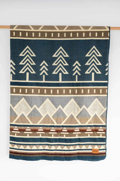 Tree Line Throw Blanket - Alpine Crest