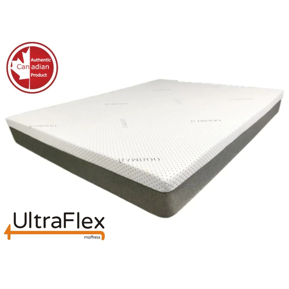 UltraFlex® DREAMER Orthopedic, Cool Gel Memory Foam, Eco-friendly Mattress with Waterproof Mattress Protector (Made in Canada)