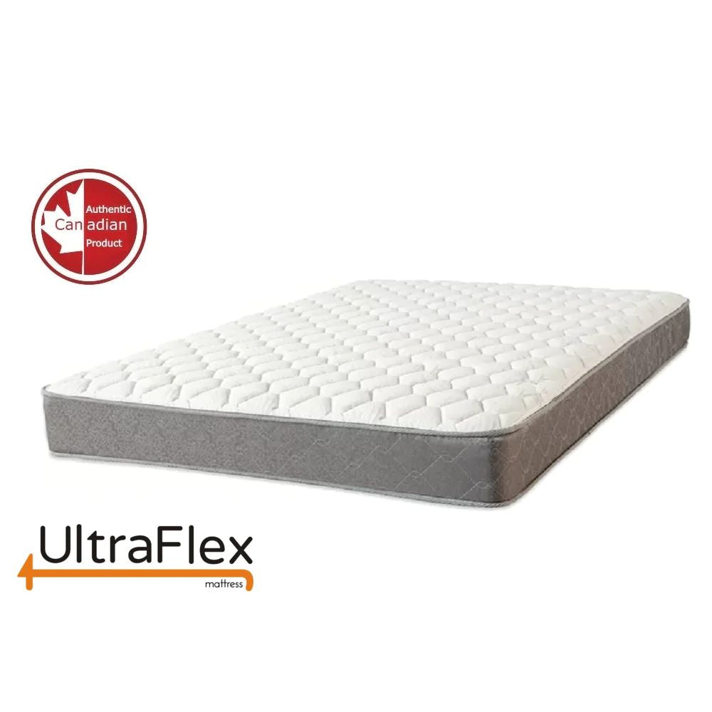 UltraFlex® ESSENCE PLUS Orthopedic Luxury Gel Memory Foam, Natural Comfort, Balanced Support, Eco-friendly Mattress with Waterproof Mattress Protector (Made in Canada)