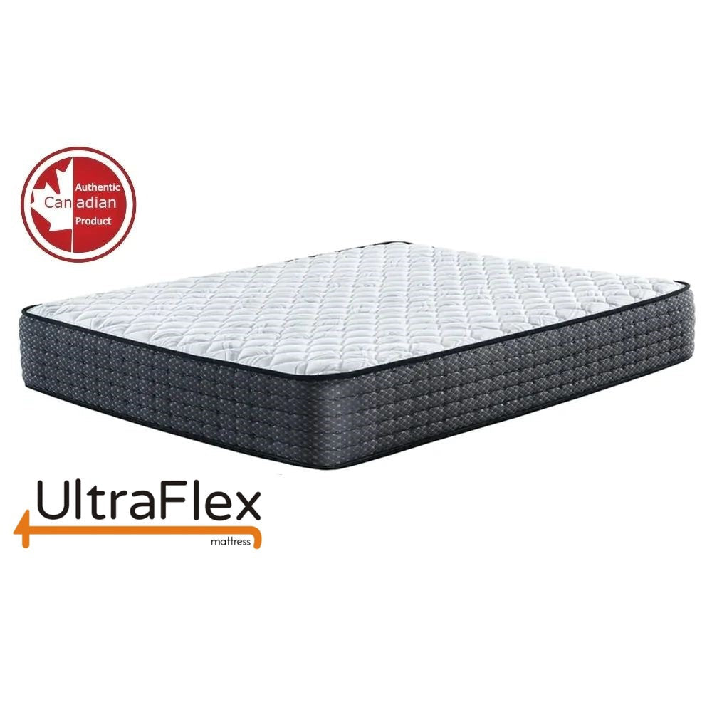 UltraFlex® HARMONY Orthopedic, Coiled Innerspring Comfort layer Foam Encased, Eco-friendly Hybrid Mattress (Made in Canada)