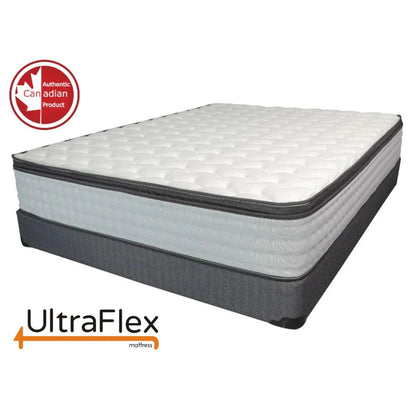 UltraFlex® LUSH 12" Orthopedic Eurotop Pocket Coil Premium Foam Encased, Eco-friendly Hybrid Mattress (Made in Canada)