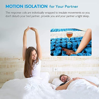 UltraFlex® HARMONY Orthopedic, Coiled Innerspring Comfort layer Foam Encased, Eco-friendly Hybrid Mattress (Made in Canada)